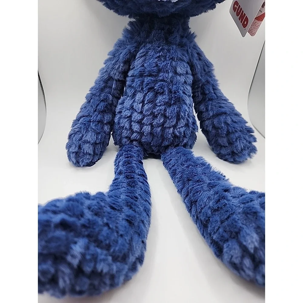 NEW GUND Toothpick Ripple  Teddy Bear Stuffed Animal for Ages 1 and Up  Navy